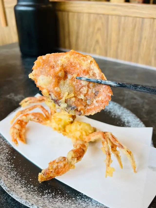 炸軟殼蟹天婦羅