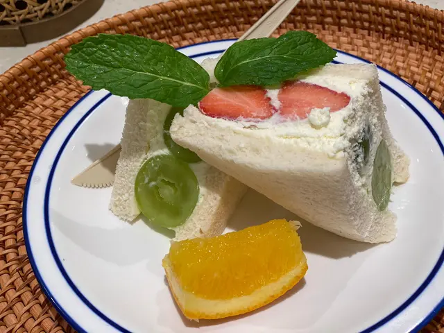 水果忌廉三文治