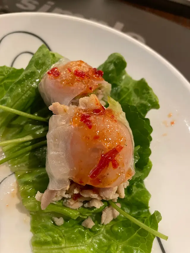 越式鮮蝦雞肉米紙卷