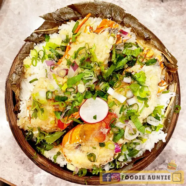 籠仔蒜蓉原隻龍蝦飯