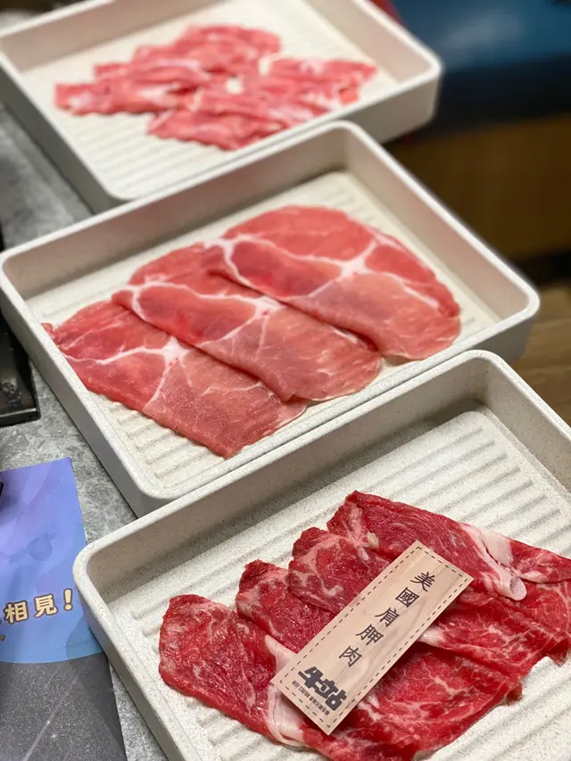 美國牛肩胛、美國豬梅肉片、澳洲羊肉片