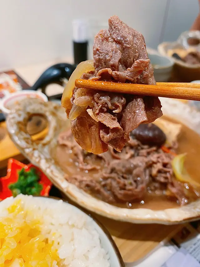 牛肉壽喜燒定食
