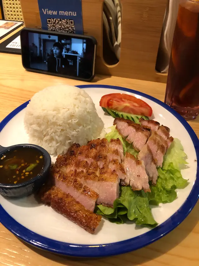 泰色豬頸肉飯