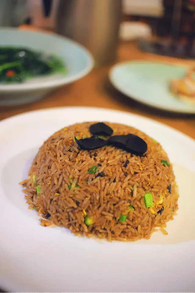 糖心黑蒜炒飯