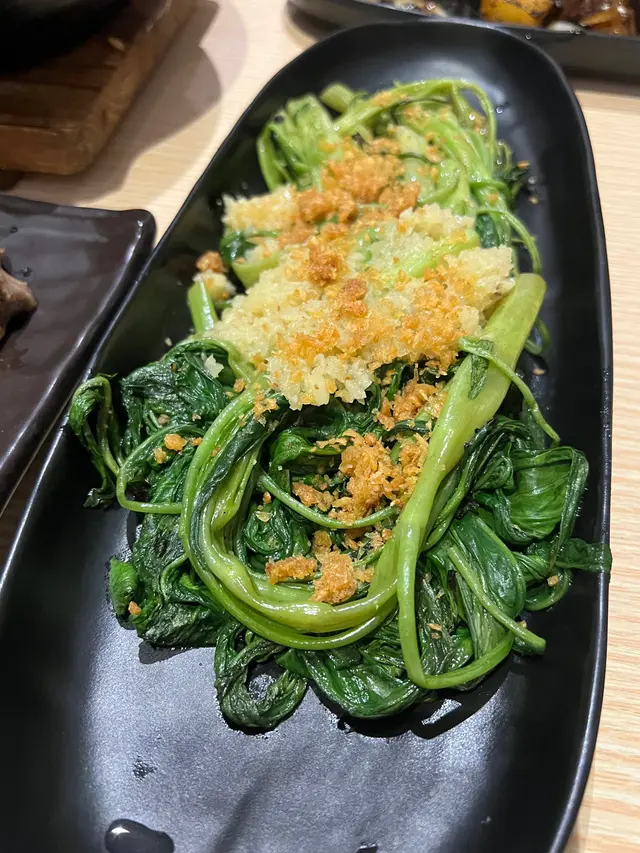 招牌燒通菜