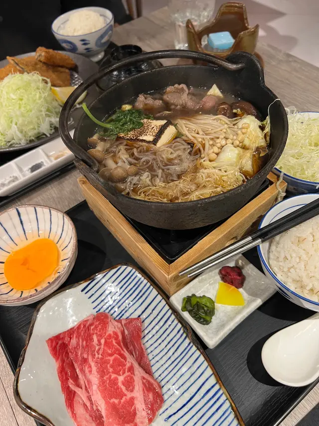 和牛壽喜燒套餐