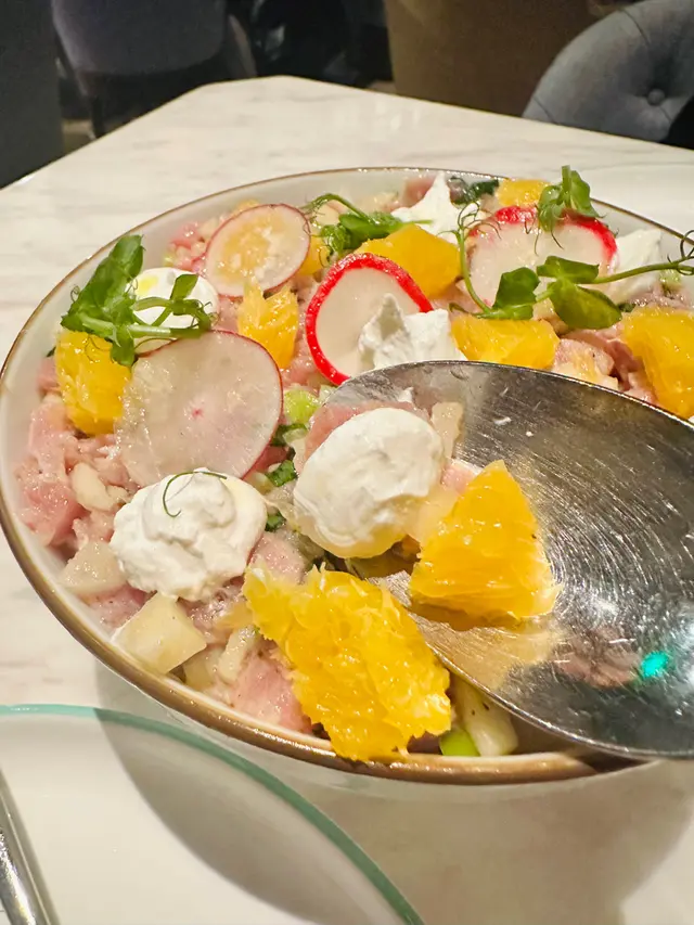 青蘋果吞拿魚他 Tuna tartare with green apple & celery