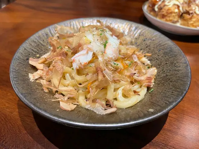 蟹肉炒烏冬