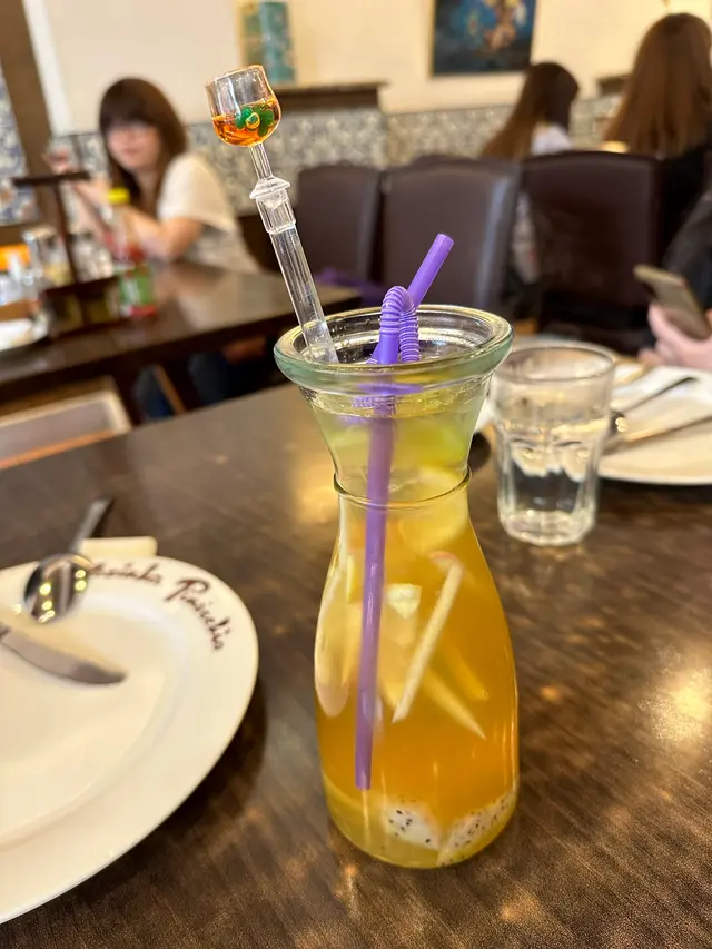 桂花烏龍檸檬鮮果茶