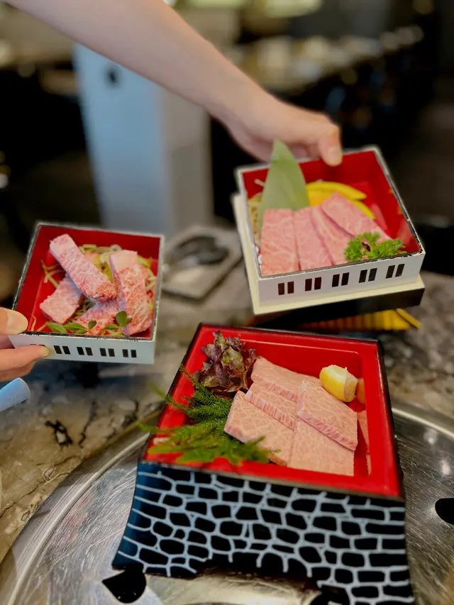 大阪城 和牛五點盛合