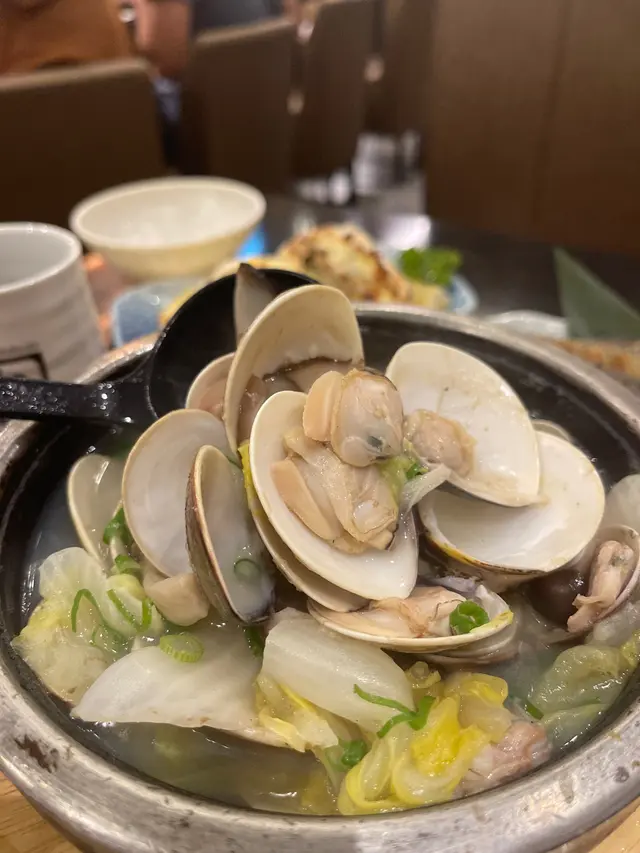清酒石鍋煮蜆