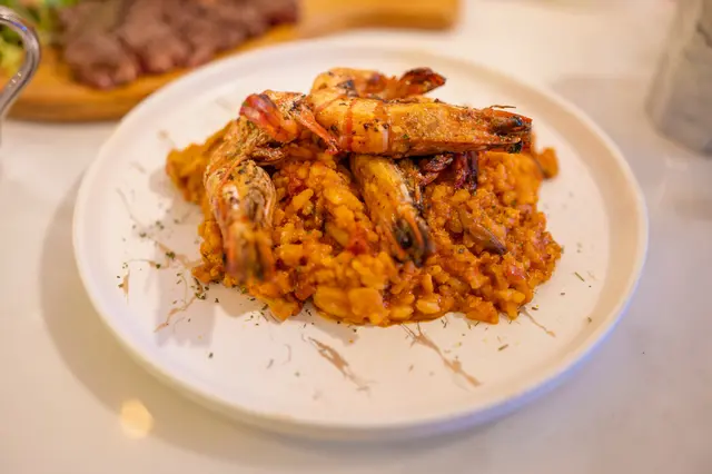 海虎蝦雞粒蕃茄汁意大利飯