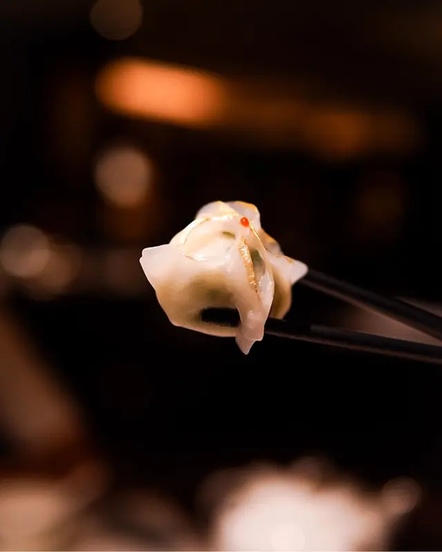 蟹肉帶子菜苗餃