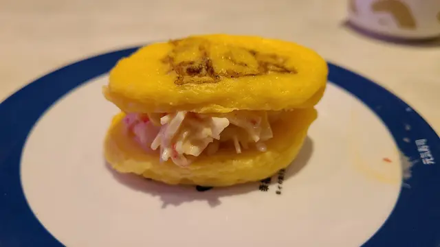 芝士蟹柳粟米蛋奄列