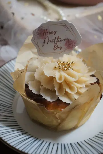 韩式裱花巴斯克芝士蛋糕