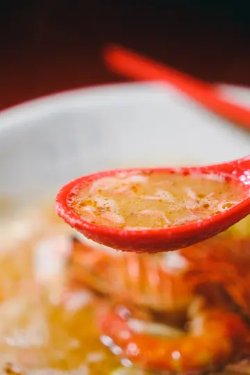 醬油蝦濃湯麵