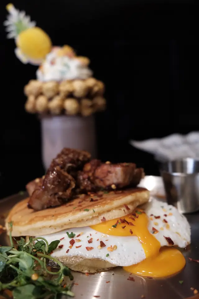 Ultimate hot chicken pancake