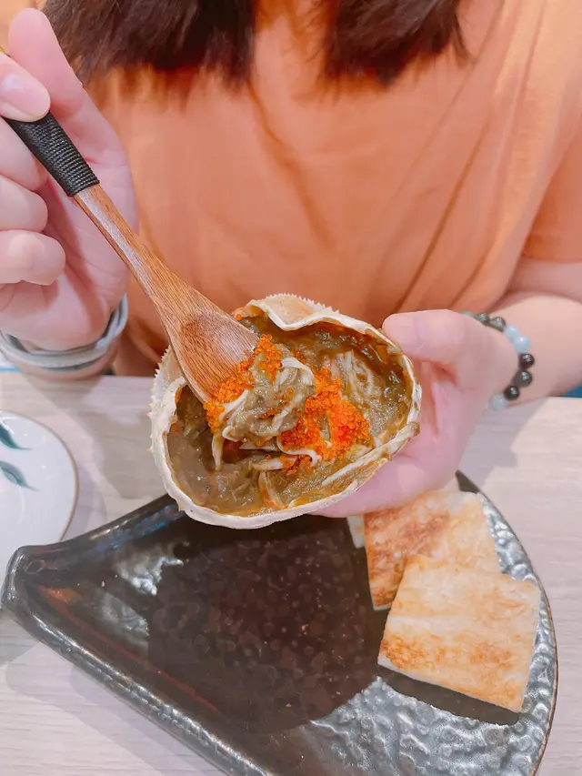 蟹膏蟹肉甲羅燒