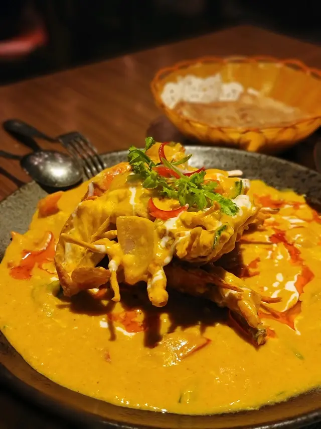 珍寶蝦奶油蛋咖哩