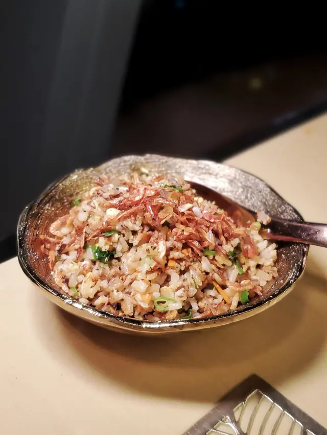 鹿兒島櫻花蝦炒飯配炒什菜