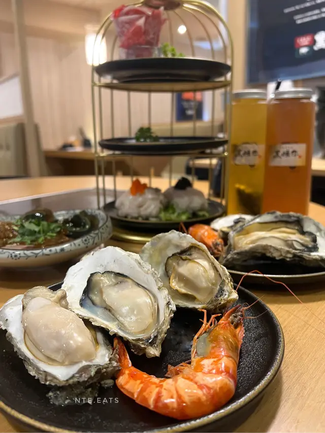 北海道大元貝牡蠣海鮮拼盤