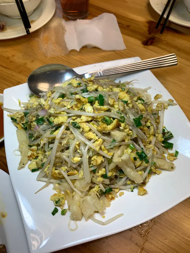 瑤柱桂花炒魚肚