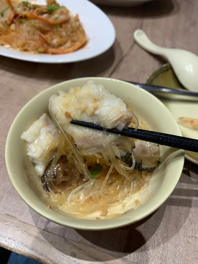 金銀蒜蓉新鮮蒸龍躉