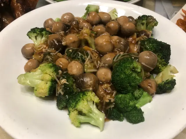 瑤柱扒雙寶蔬