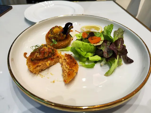 牛油香煎蟹餅