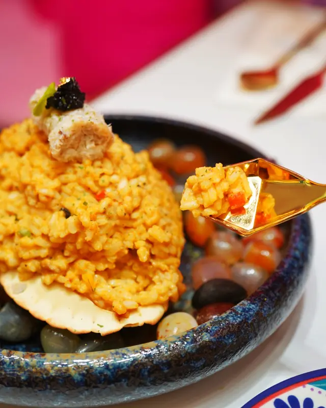 黑魚籽麵包蟹意大利飯