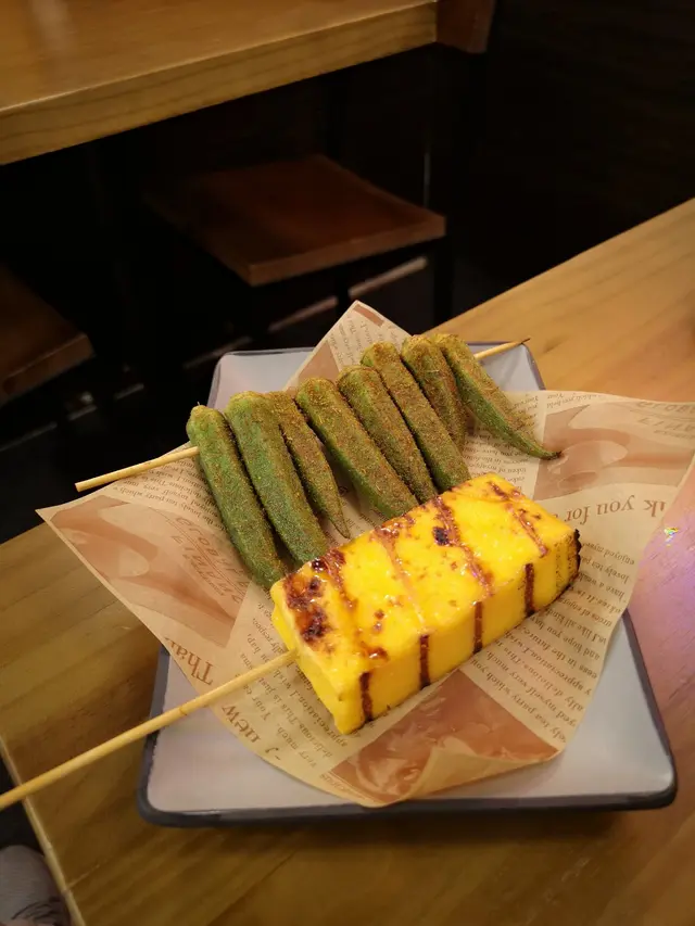 燒泰國秋葵+超美味王子燒