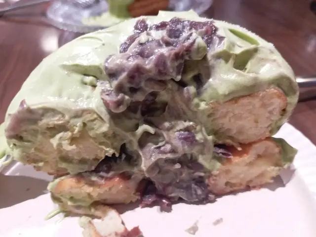 小倉抹茶淋醬雙層窩夫