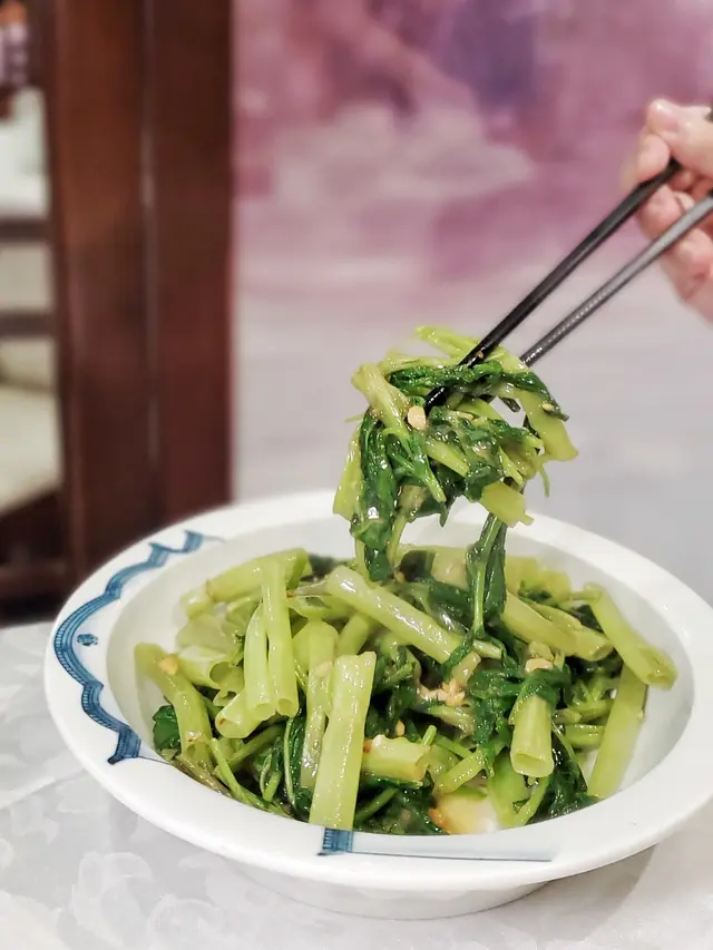 豆醬炒通菜
