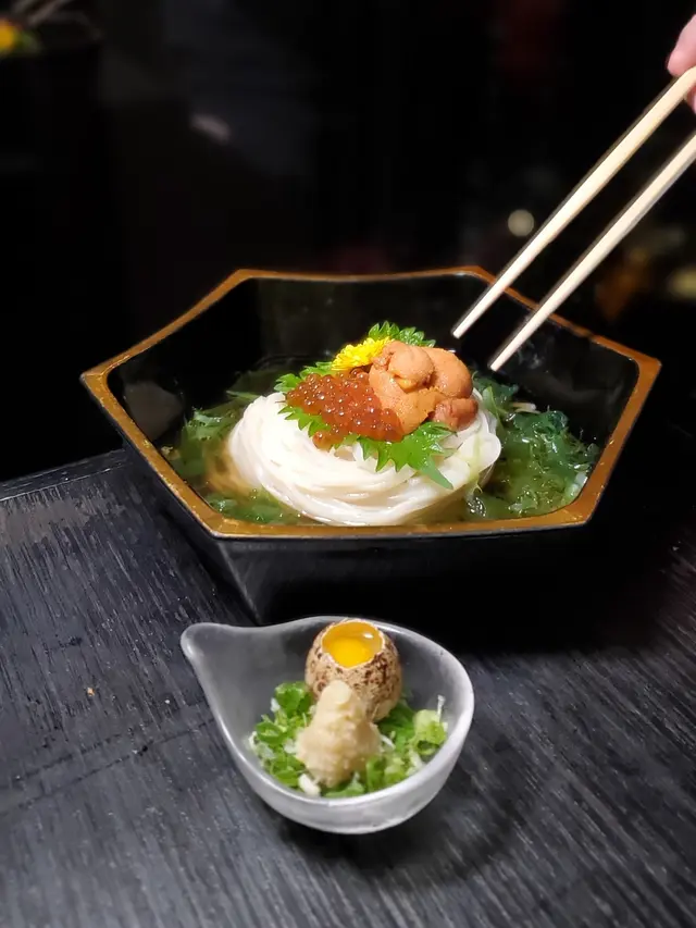 海膽冷稻庭烏冬