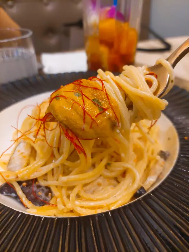 海膽蟹籽忌廉汁意大利麵