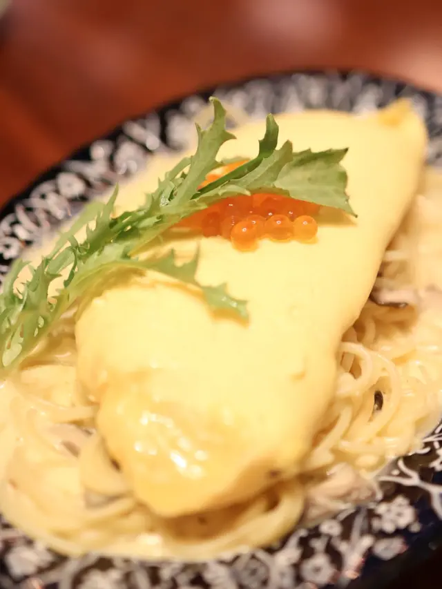 明太子蛋包意粉