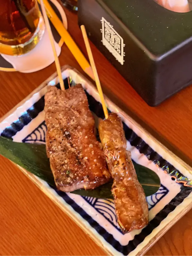 燒特級厚切牛脷 & 汁燒穀飼一口牛