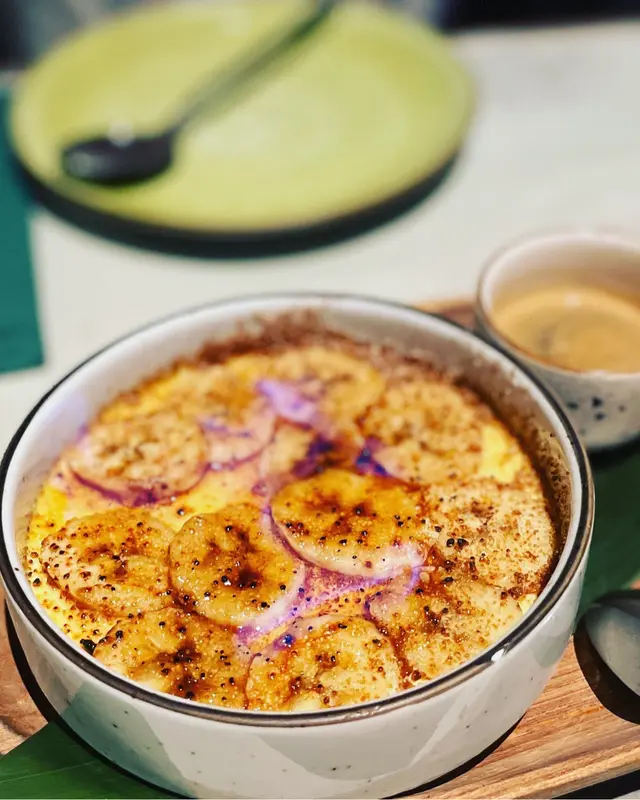 Banana  Crème  bruee