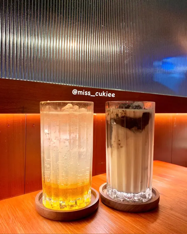 鳳梨檸檬梳打 & 芝麻豆乳