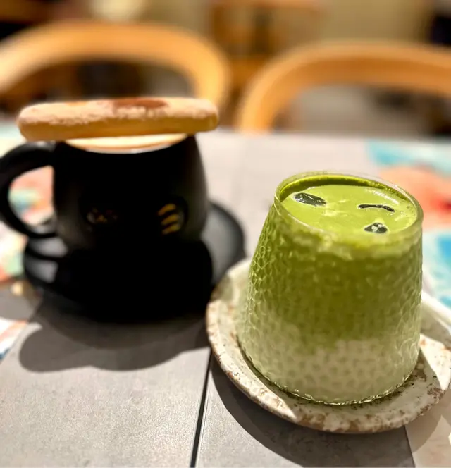 提拉米蘇咖啡 & 抹茶富士山