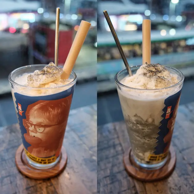 豆漿加豆腐加豆腐雪糕加芝麻沙冰