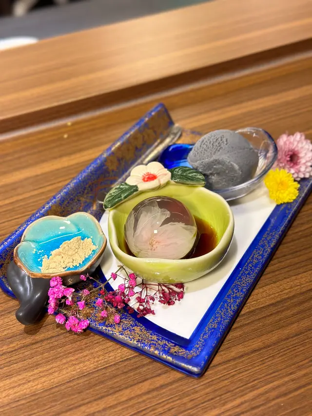 水信玄餅，黑芝麻雪糕