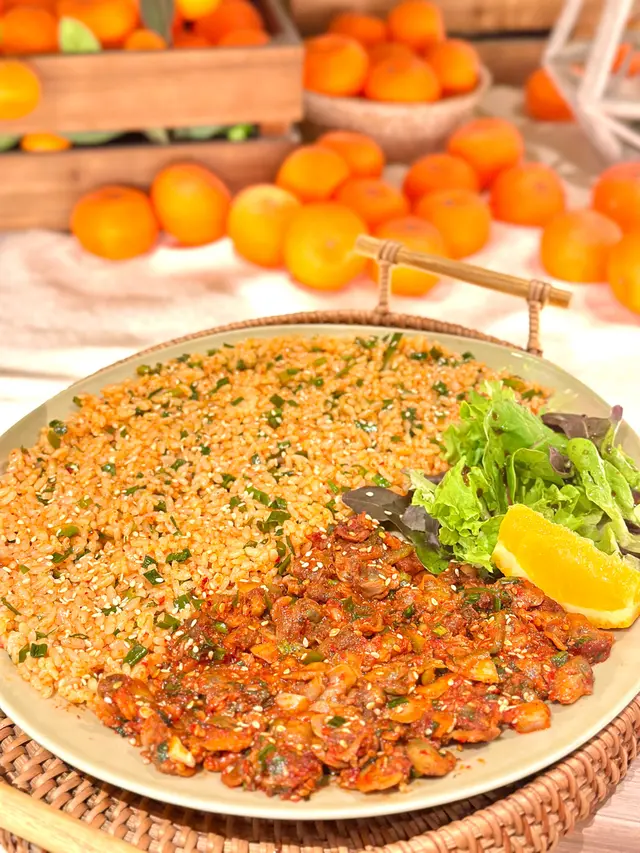 韓國蜆肉紫蘇飯