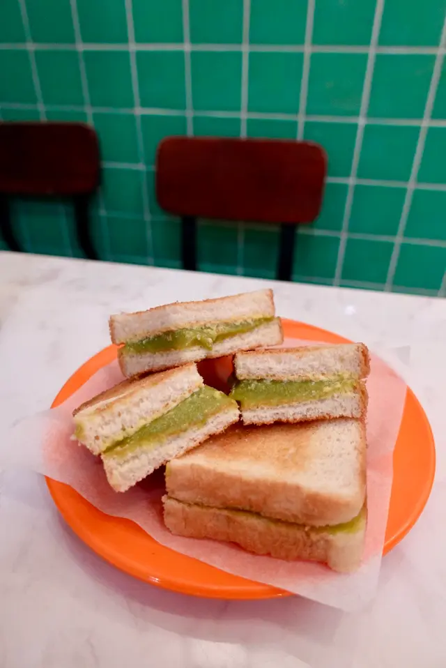 我最期待食嘅就係椰香咖央多同椰汁班蘭冰,真係好好食,四小塊,多士夠脆👍🏻 咖央同牛油唔會太甜❤️