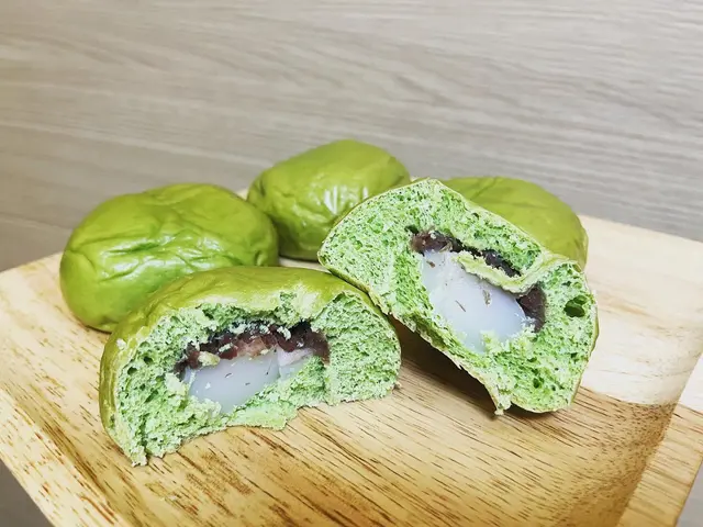 迷你抹茶紅豆麻糬包