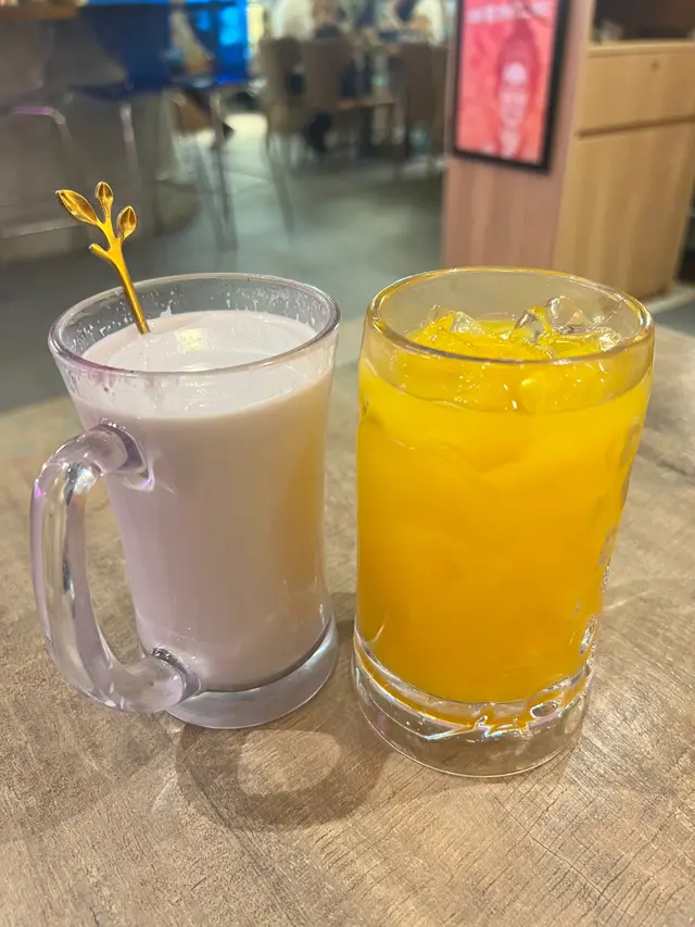 暖暖3.6牛乳紫薯奶&橙汁