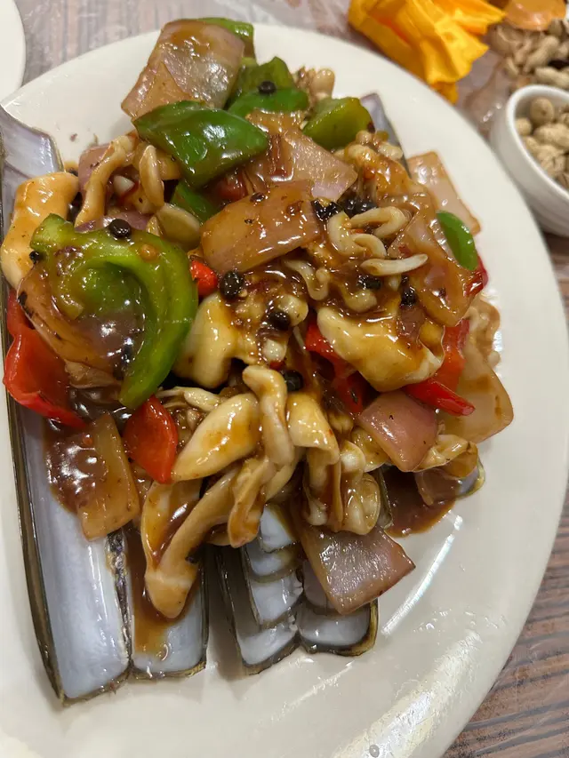 特大聖子皇有穫氣 豉椒惹味 又唔會過火 鮮甜爽脆😋