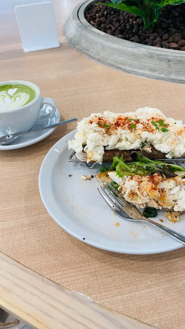 Scrambled Crab Toast