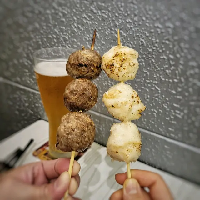 潮洲牛丸及花枝丸