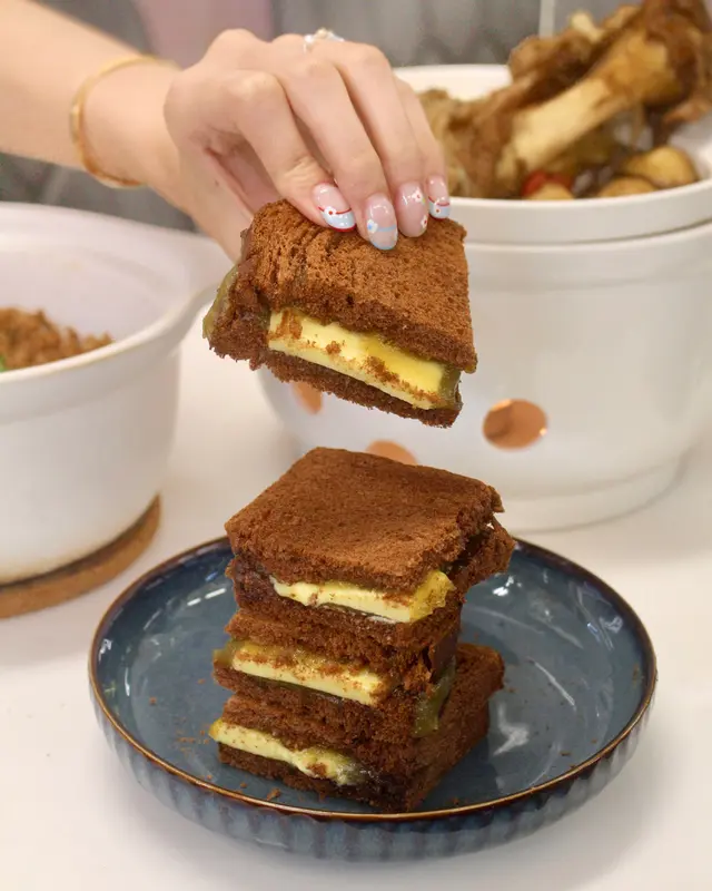 椰香南洋燒麵包+鮮牛油